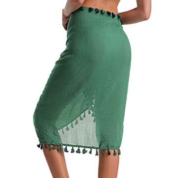 Eicolorte Beach Sarong – Stylish Cover-Up for Women