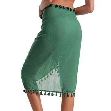 Eicolorte Beach Sarong – Stylish Cover-Up for Women