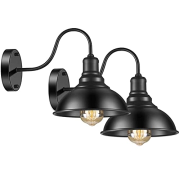 Asnxcju Wall Sconces - Stylish Gooseneck Lighting for Home