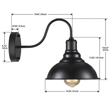 Asnxcju Wall Sconces - Stylish Gooseneck Lighting for Home