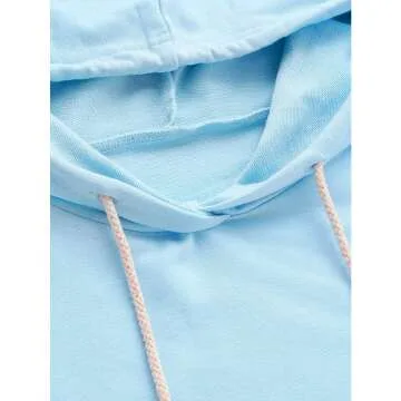 Cropped Hoodie Casual Workout Sweatshirt for Women