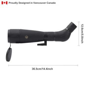 Fetch Falcon 20-60X60 Spotting Scope with Tripod & Carry Bag