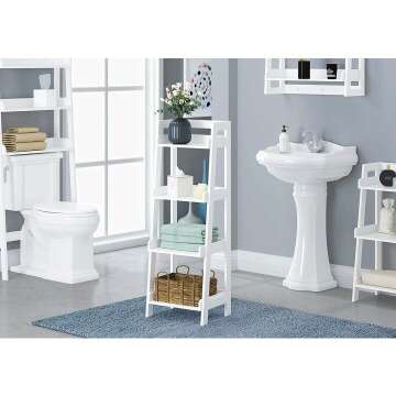 UTEX 4-Tier Ladder Shelf - Stylish & Versatile