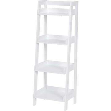 UTEX 4-Tier Ladder Shelf - Stylish & Versatile