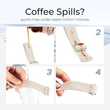 Acextro 5 Pack Stretchy Bands Compatible with Samsung Galaxy Watch 7 6 5 4 FE Band 40mm 44mm 45mm/Wa...