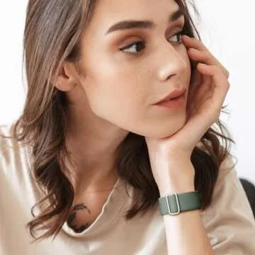 Acextro 5 Pack Stretchy Bands Compatible with Samsung Galaxy Watch 7 6 5 4 FE Band 40mm 44mm 45mm/Watch 6 4 Classic 4 42mm 46mm 43mm 47mm/Active 2, 20mm Water-Resistant Elastic Nylon Sport Strap