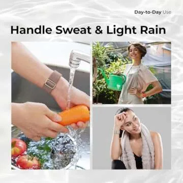 Acextro 5 Pack Stretchy Bands Compatible with Samsung Galaxy Watch 7 6 5 4 FE Band 40mm 44mm 45mm/Watch 6 4 Classic 4 42mm 46mm 43mm 47mm/Active 2, 20mm Water-Resistant Elastic Nylon Sport Strap