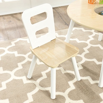 KidKraft Round Table & Chair Set with Storage for Toddlers