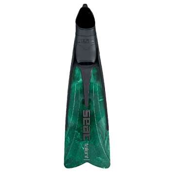 Seac Talent Fins - Camo Green, 39/40