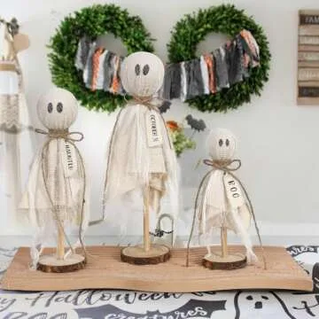 Charming DAZONGE Halloween Ghosts - Set of 3 Decor