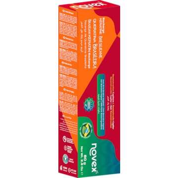 Novex Keratin Recharge Leave In Conditioner, Reconstructive Keratin, Frizz Control and Damage Repair...