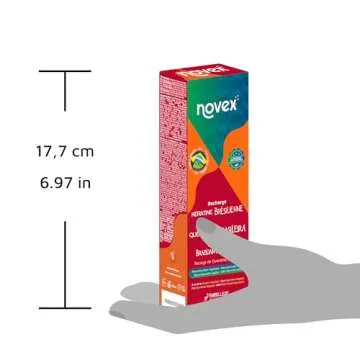 Novex Keratin Recharge Leave In Conditioner, Reconstructive Keratin, Frizz Control and Damage Repair, 2.8 Oz