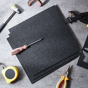 4 Pieces RV Jack Rubber Pads Trailer Jack Camper Accessories RV Stabilizer Jack Pads Jack Stand Pads Trailer Leveling Pads for Keeping Blocks from Slipping Sinking, 12 x 12 x 0.2 Inch