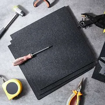 4 Pieces RV Jack Rubber Pads Trailer Jack Camper Accessories RV Stabilizer Jack Pads Jack Stand Pads Trailer Leveling Pads for Keeping Blocks from Slipping Sinking, 12 x 12 x 0.2 Inch