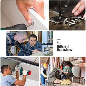 Hotop 100 Pieces Hinged Screw Cover Caps Plastic Shutter Fold Screw Snap Covers Washer Flip Tops(Small,White)