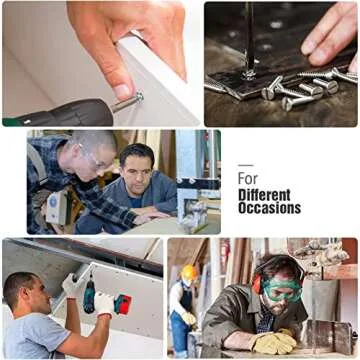 Hotop 100 Pieces Hinged Screw Cover Caps Plastic Shutter Fold Screw Snap Covers Washer Flip Tops(Small,White)