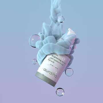 Auraiha Glass Face Brightening Serum - With Squalane and AHA Fruit Acids - Suitable for Sensitive Skin - Vegan, Cruelty-Free, Sustainable - Skincare for a Radiant, Makeup-Free Glow