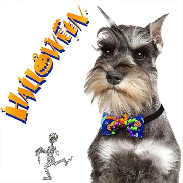 Adjustable 22Pcs Halloween Pet Bow Tie for Cats Dogs