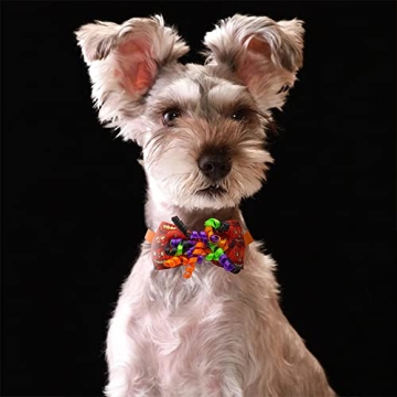 Adjustable 22Pcs Halloween Pet Bow Tie for Cats Dogs