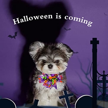 Adjustable 22Pcs Halloween Pet Bow Tie for Cats Dogs