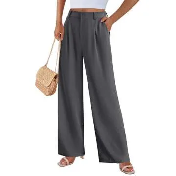 PRETTYGARDEN Women's Casual Wide Leg Pants for Elegance