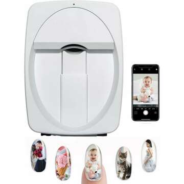 Mini Portable 3D Nail Art Printer - Fast & Easy