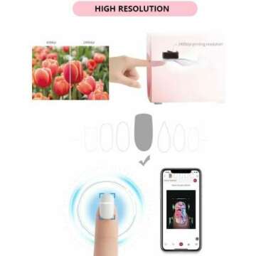 Mini Portable 3D Nail Art Printer - Fast & Easy