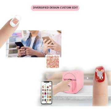 Mini Portable 3D Nail Art Printer - Fast & Easy