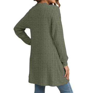YSYOKOW Women's Open Front Cardigan with Pockets