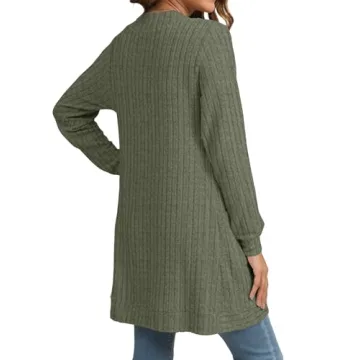 YSYOKOW Women's Open Front Cardigan with Pockets