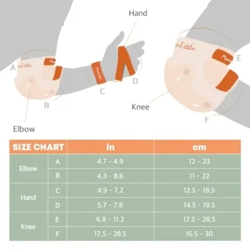 MomnLittle Kids Protective Gear Set for Skating and Biking