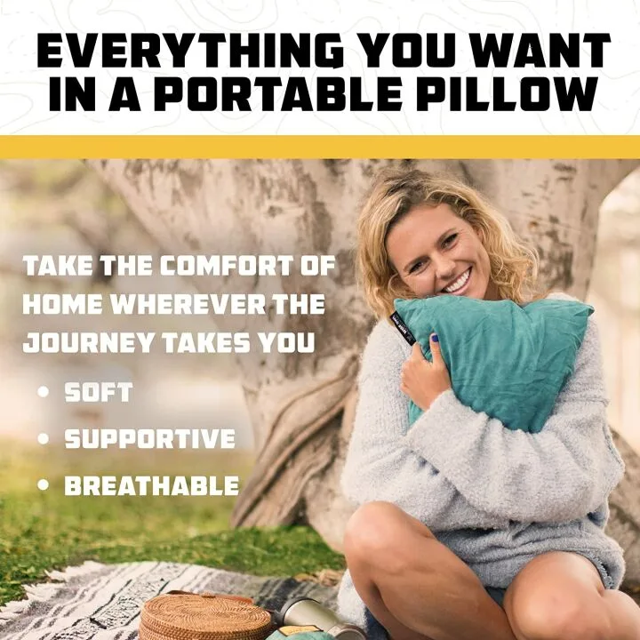 Wise Owl Camping Pillow - Travel Must-Have for Comfort