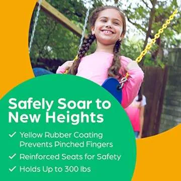 Jungle Gym Kingdom Outdoor Swings - Safe for All Ages