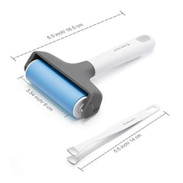 RANCOVY Brayer Roller & Mat Remover Tool Tweezers Set for Cricut/Silhouette/Brother and T-Shirts Heat Transfer Projects Printing Making