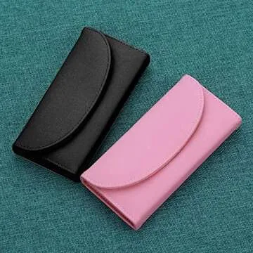 8PCS/SET Eyebrow Shaping Grooming Kit, Eyebrow Scissors, Eyebrow Pencil, Eyebrow Brush Trimmer, Brush, Beauty Tools Set with Leather Bag (pink)