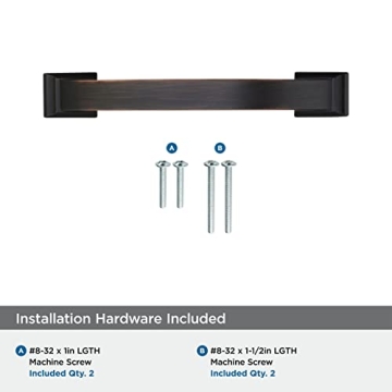 Amerock Candler Cabinet Pull in Oil Rubbed Bronze