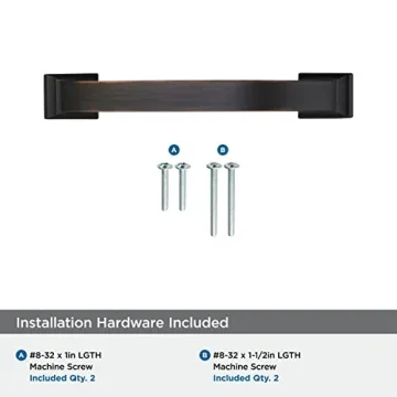 Amerock Candler Cabinet Pull in Oil Rubbed Bronze