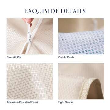 DIMJ Compression Packing Cubes - Space Saving Travel Bags