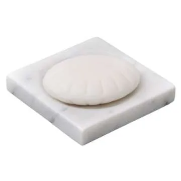 CraftsOfEgypt Marble Soap Dish - Elegant Bathroom Accessory