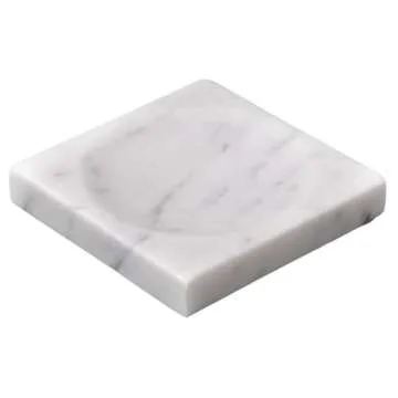 CraftsOfEgypt Marble Soap Dish - Elegant Bathroom Accessory