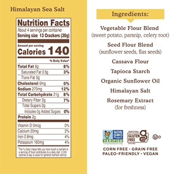 Simple Mills Veggie Pita Crackers - Tasty Healthy Snacks