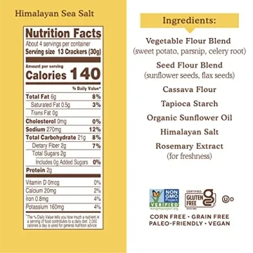 Simple Mills Veggie Pita Crackers - Tasty Healthy Snacks