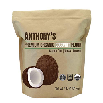 Anthony's Organic Coconut Flour - 4 lb, Gluten Free, Vegan, Keto Friendly