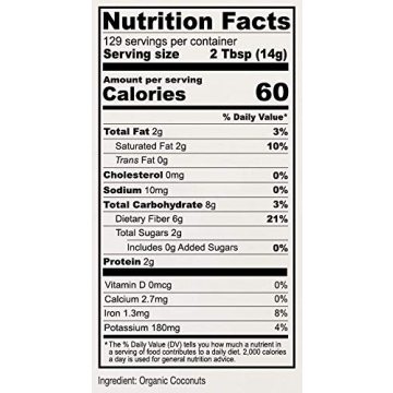 Anthony's Organic Coconut Flour - Keto Friendly & Gluten Free