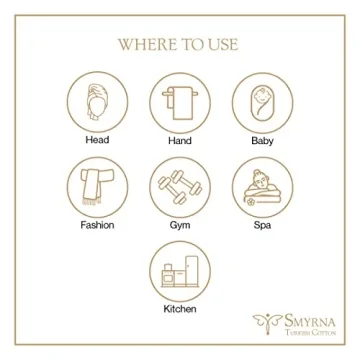 SMYRNA TURKISH COTTON Vintage Series Turkish Hand Towels, 16x40 inch, Decorative Turkish Hand Towels for Bathroom, Kitchen, Face, Hair, Tea, Yoga, Gym, Dishcloth Set of 2, Gray