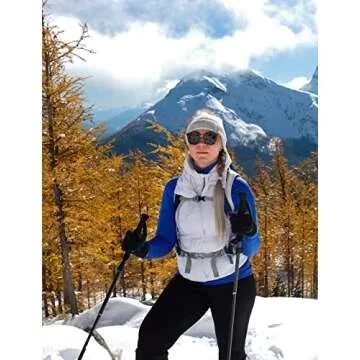 BALEAF Thermal Long Sleeve Tops Women Fleece Tops Workout Running Gear Clothes Winter Underwear Undershirts Base Layer Cold Weather Navy M