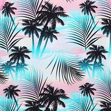 BAOHULU Girls Swimsuit Two Piece Tankini UPF 50+ UV Protective Rash Guard Set 3-12 Years S200_GreenPink_12A Green Pink