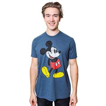 Mickey Mouse Classic Distressed T-Shirt for All Ages