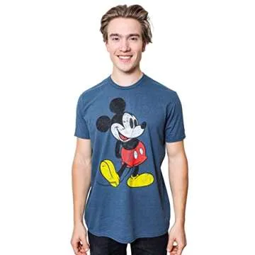 Mickey Mouse Classic Distressed T-Shirt for All Ages