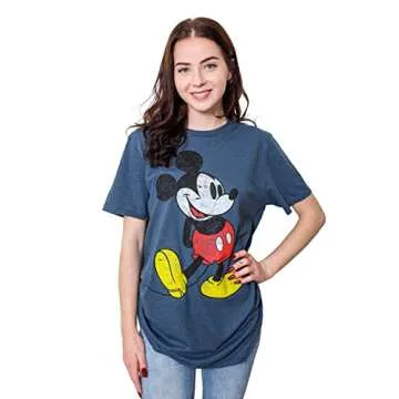 Mickey Mouse Classic Distressed T-Shirt for All Ages